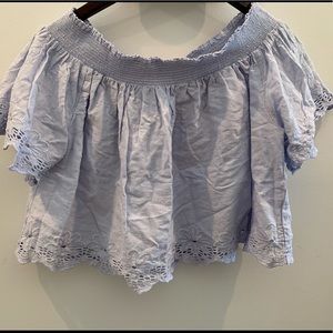 Lilac Tularosa off the shoulder top size S